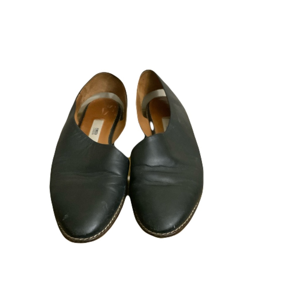 Miista Black Leather Loafers